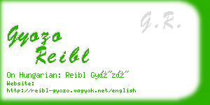 gyozo reibl business card